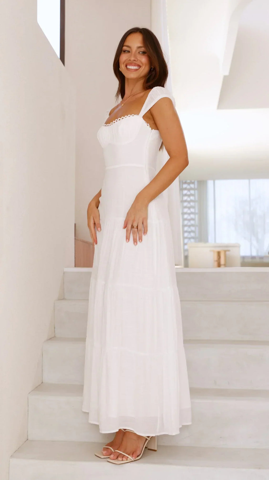 Pasca Maxi Dress - White