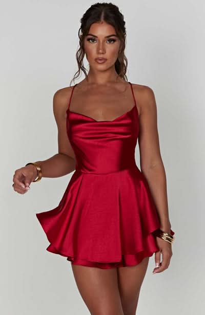 Alessandra Cowl Mini Dress