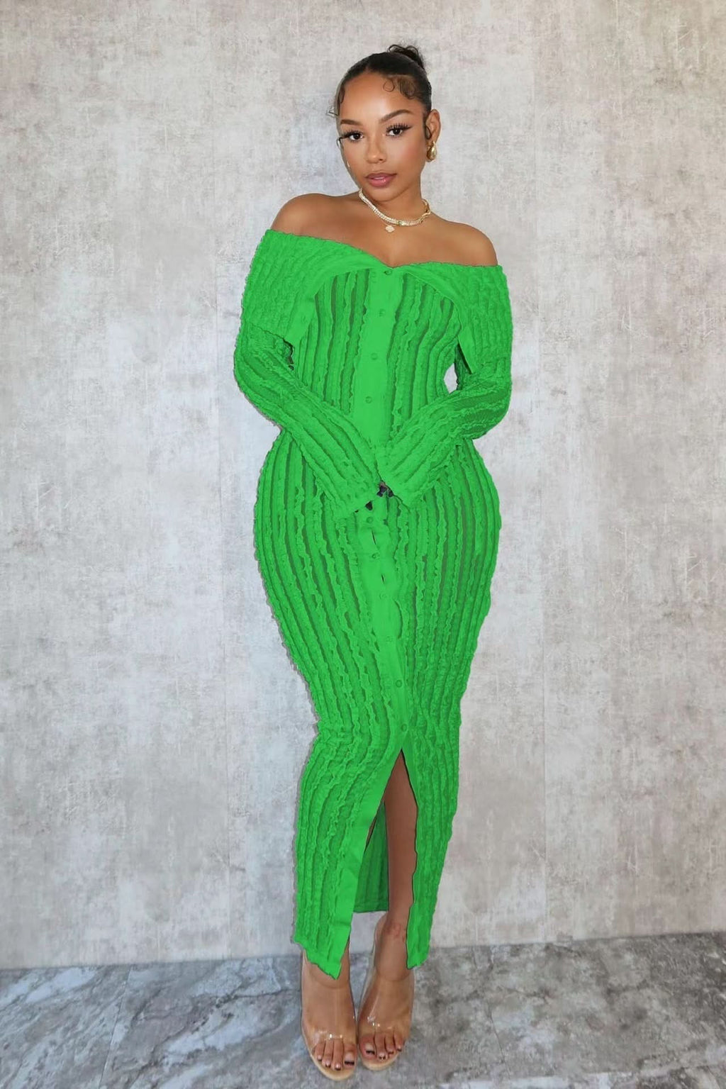 Cameron Ruched Midi Dress