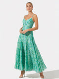 Tazia Tiered Floral Maxi Dress