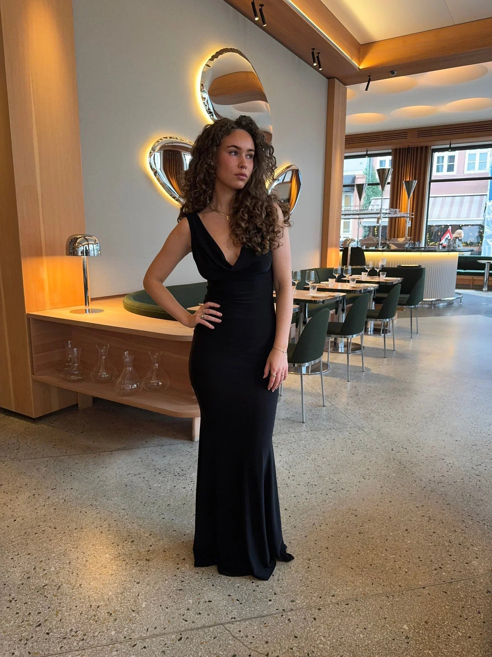 Aria Backless Maxi Dress