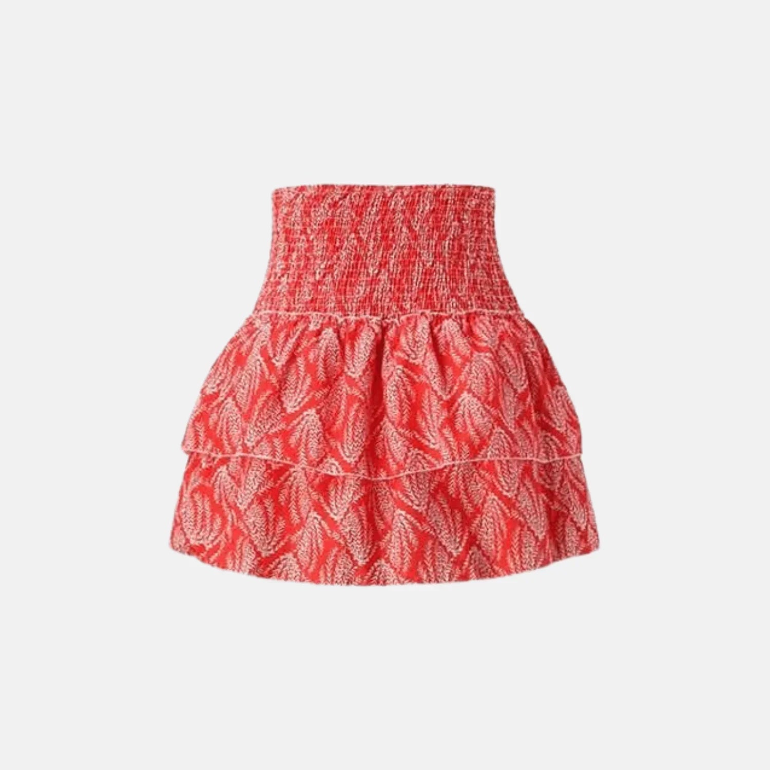 Sage Ruffle Mini Skirt Mini Dress