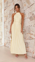 Malia Pleated Maxi Dress