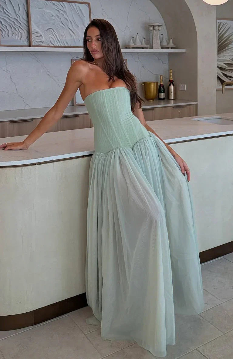 Mint Aura Maxi Dress