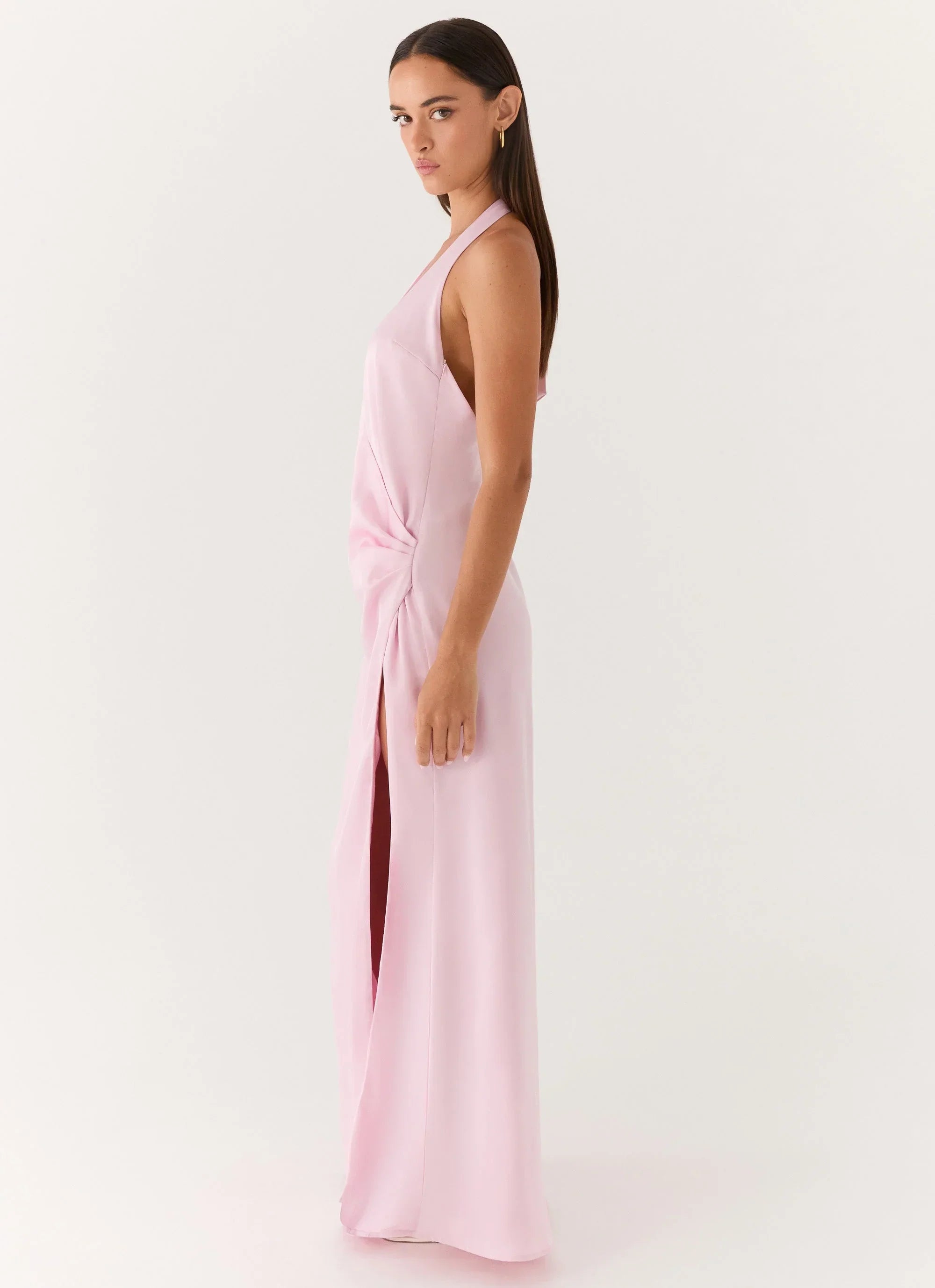 Chellie Wrap Maxi Dress Pink