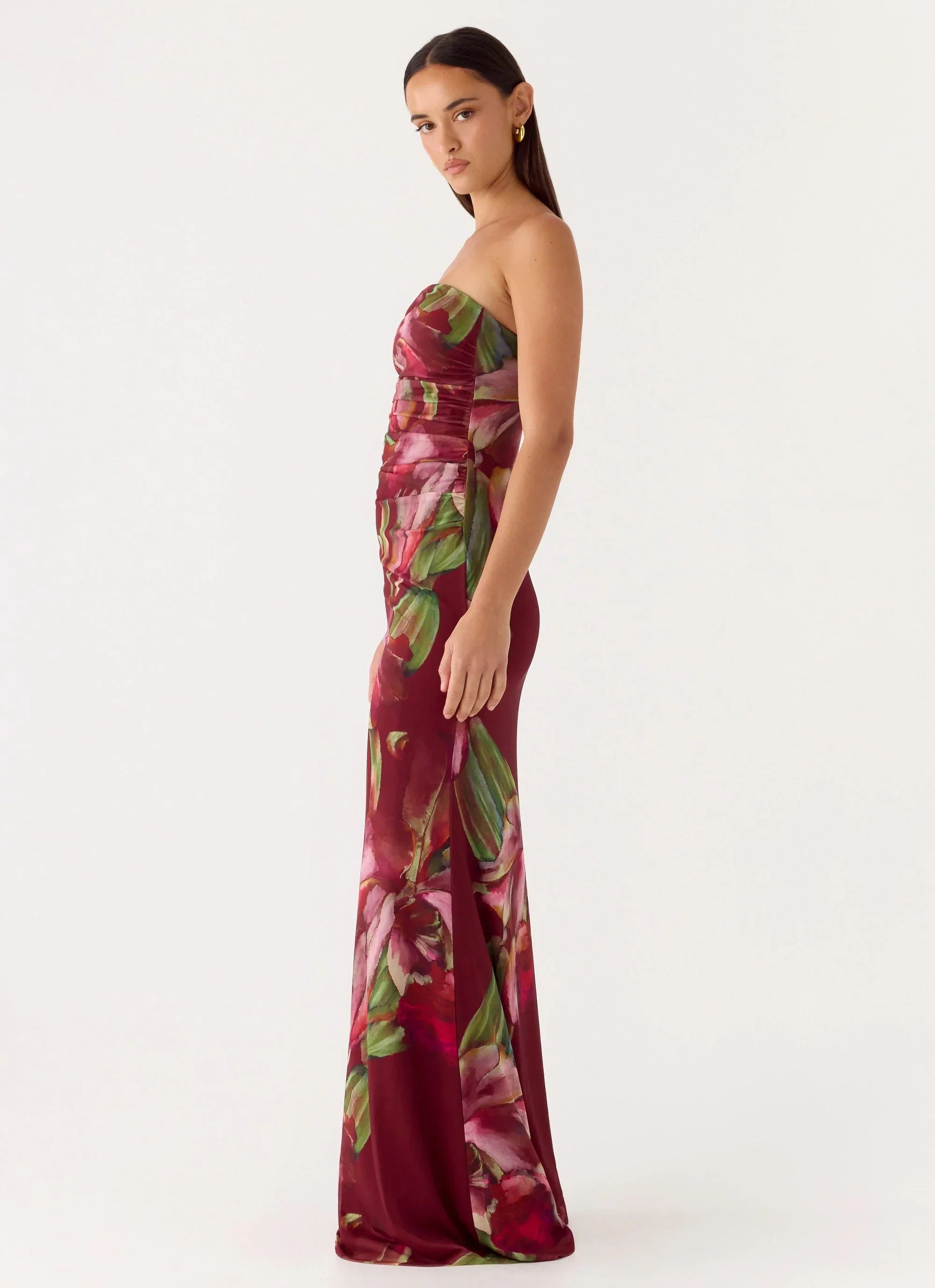 Iroha Strapless Maxi Dress Cuba