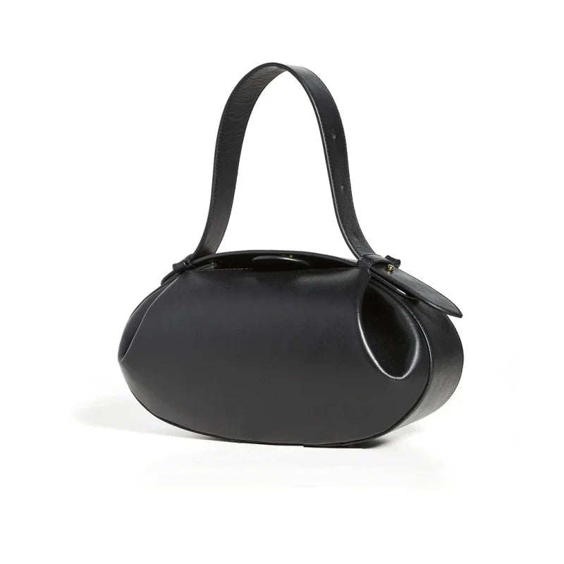 Duttini | Sculptural Round Shoulder Bag, Top Handle