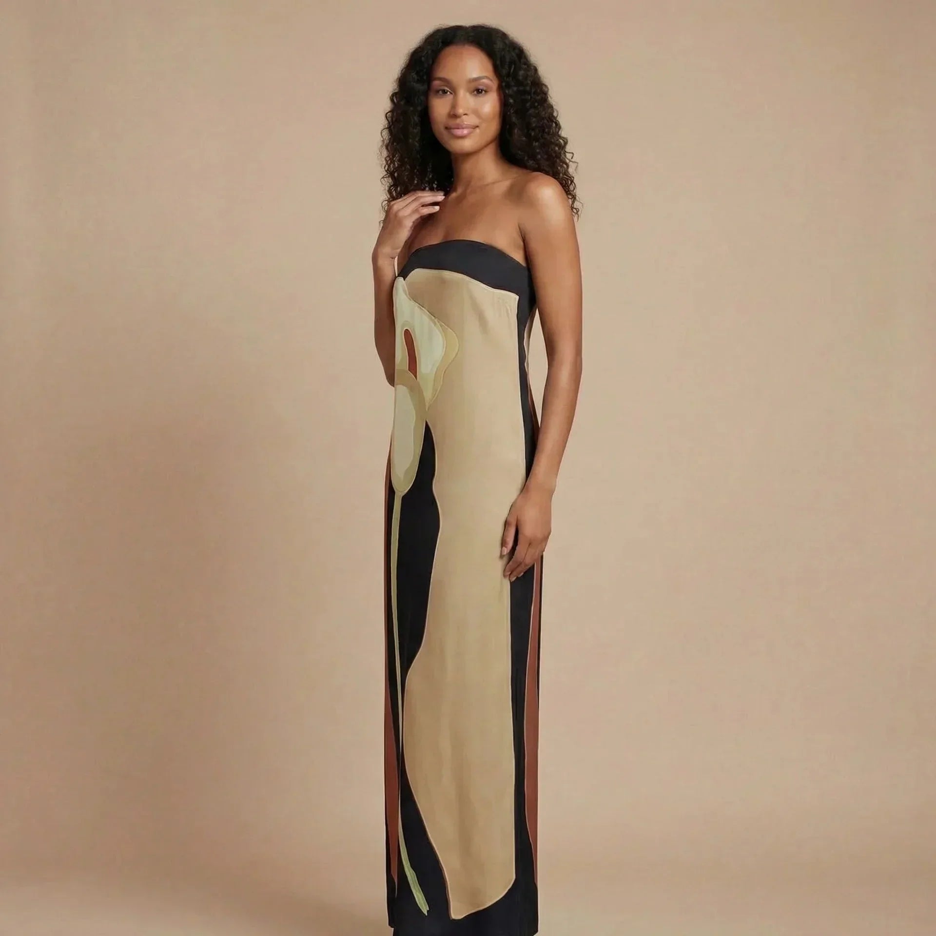 Solstice Abstract Maxi Dress