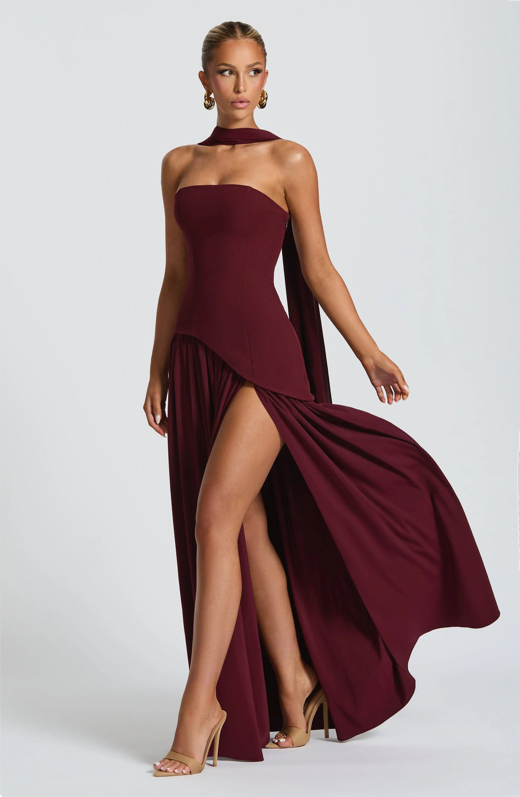 Isadora™ | Chic Slit Maxi Dress