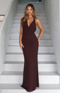 Always In Mode Halter Maxi Dress