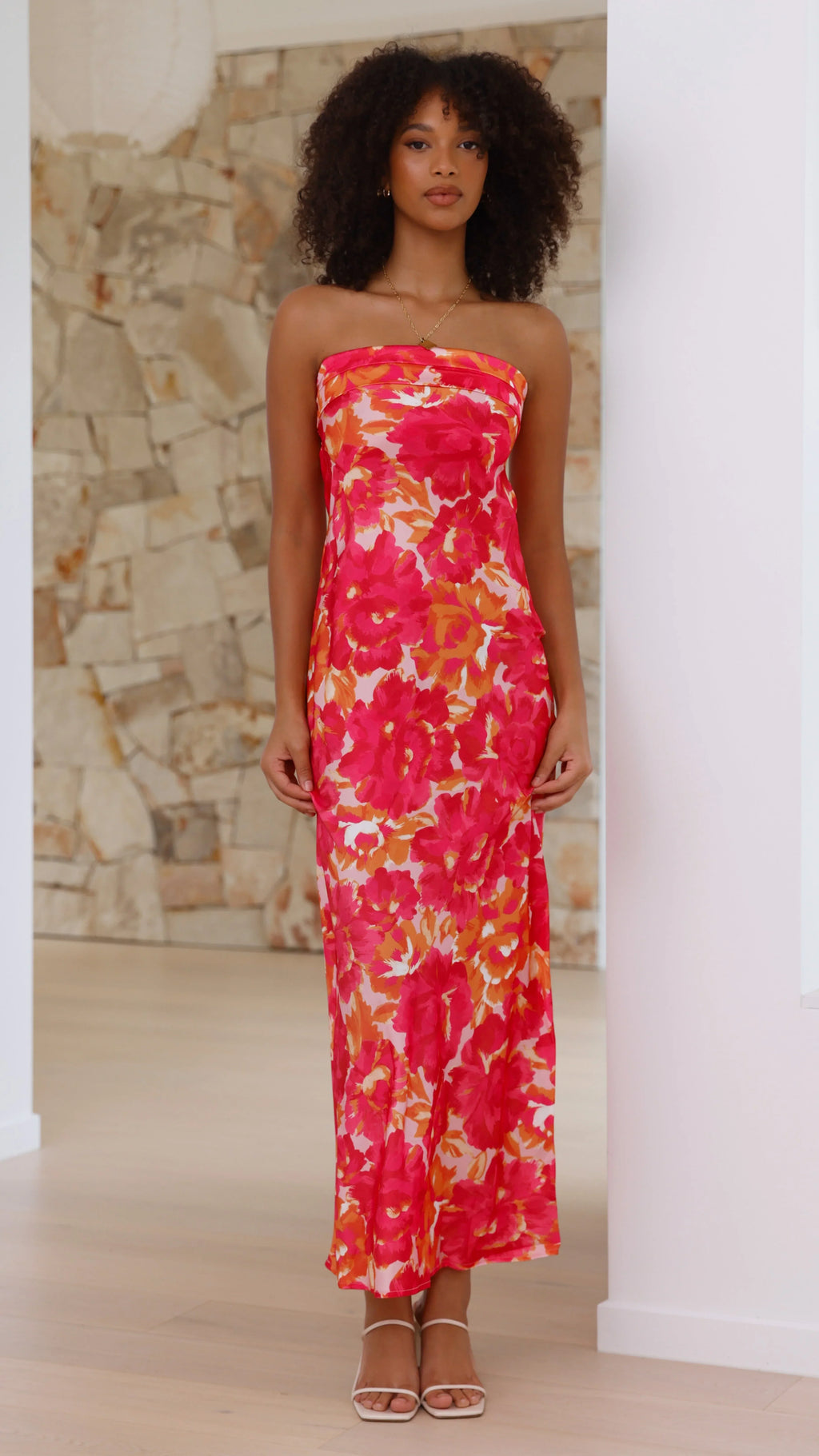 Valencia Ruched Midi Dress