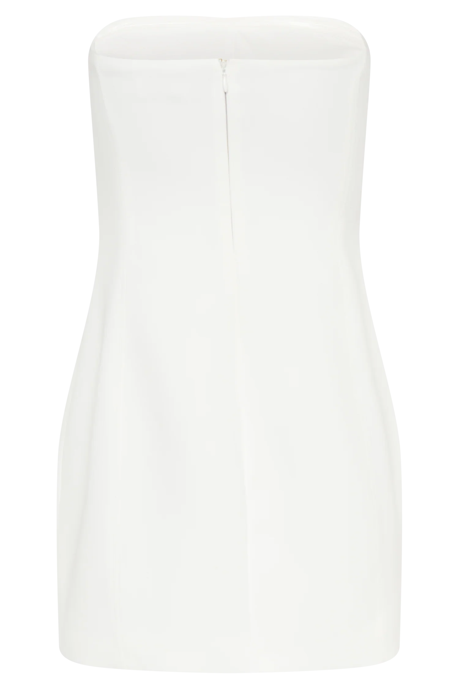 Maci White Crepe Mini Dress