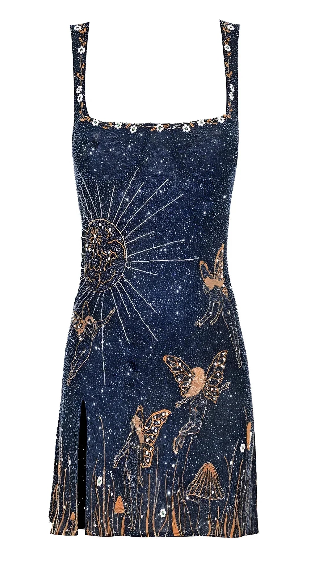 Celestial Sequin Mini Dress