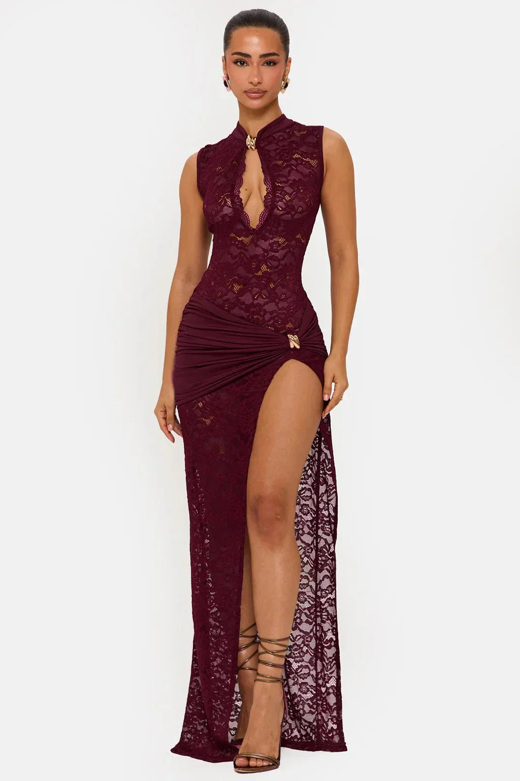 Isadora Keyhole Maxi Dress