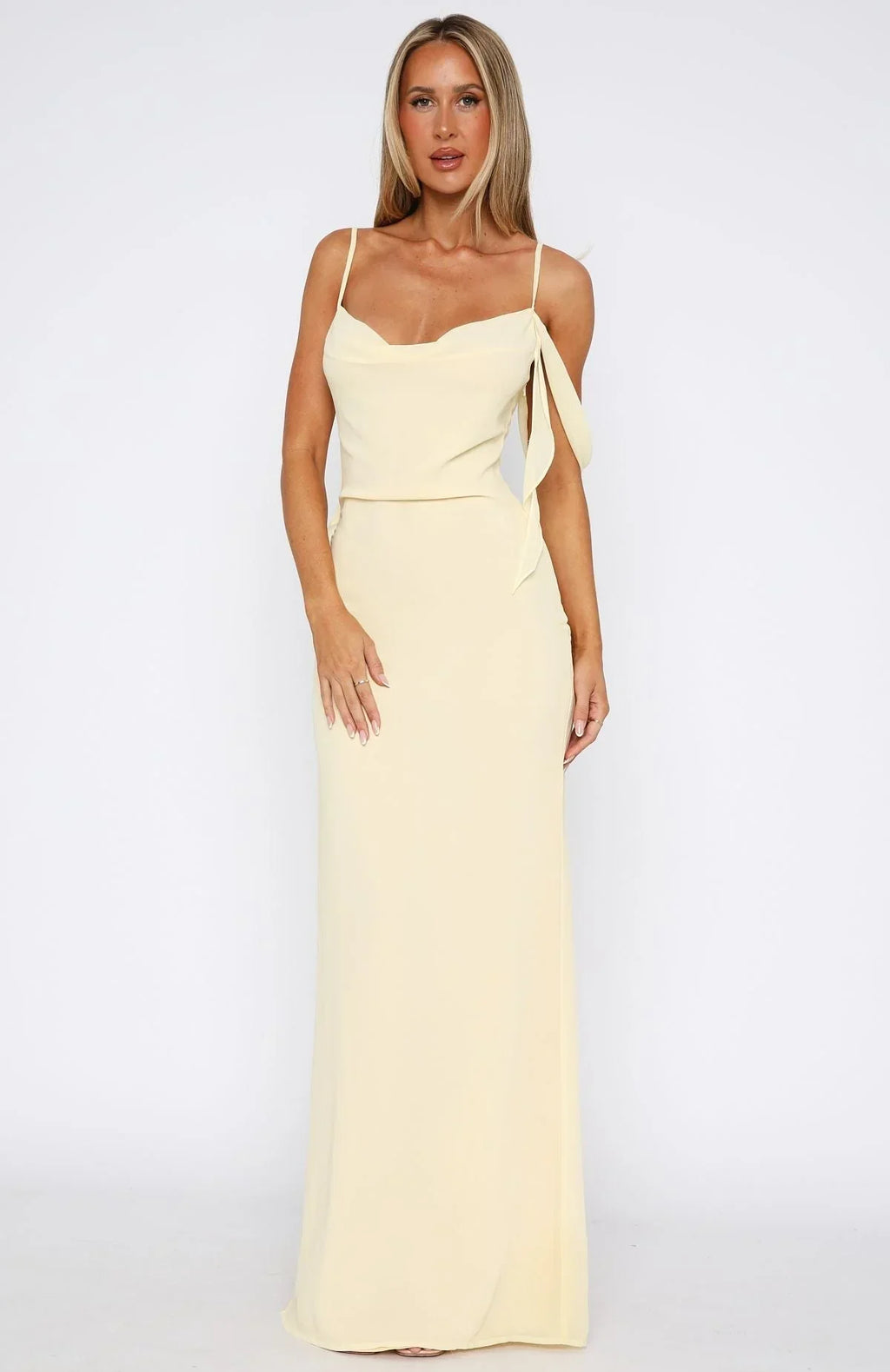 Lemon Blossom Maxi Dress