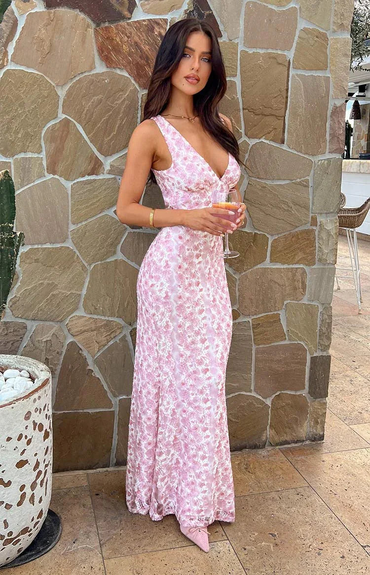 Farida Lace Maxi Dress