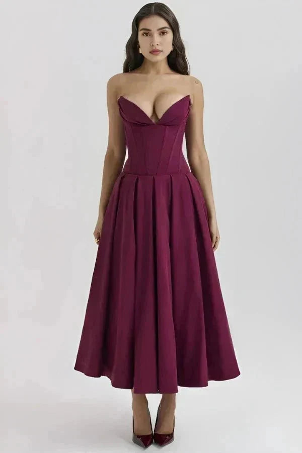 Scarlett Corset Midi Dress