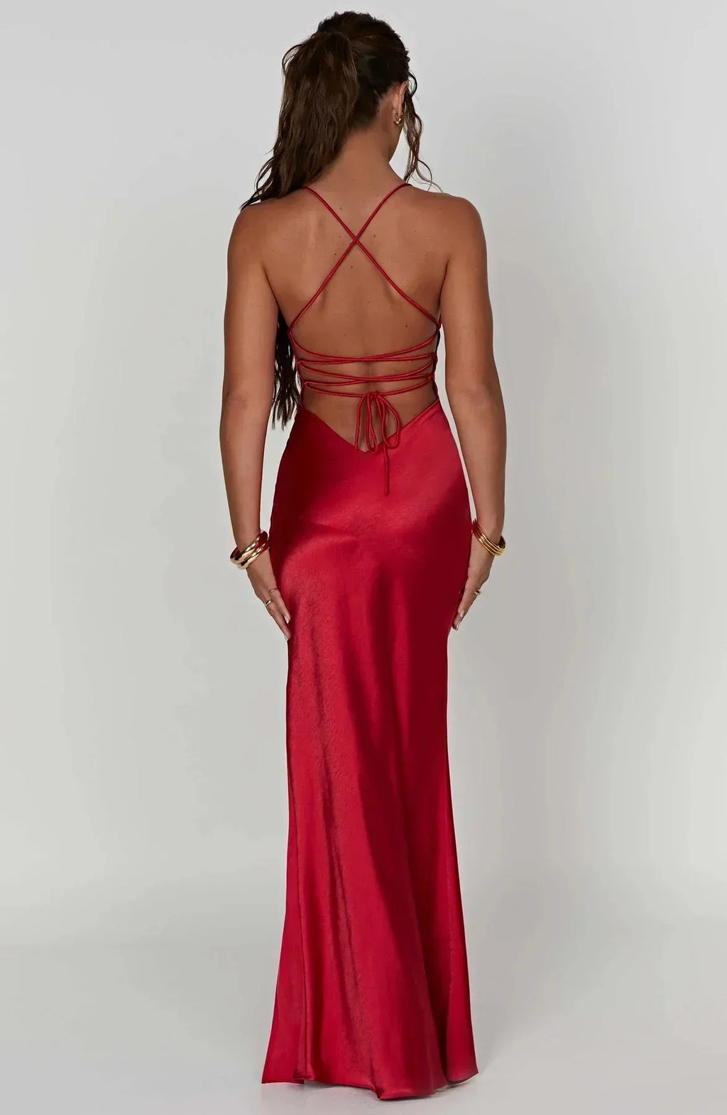 Scarlett Satin Maxi Dress