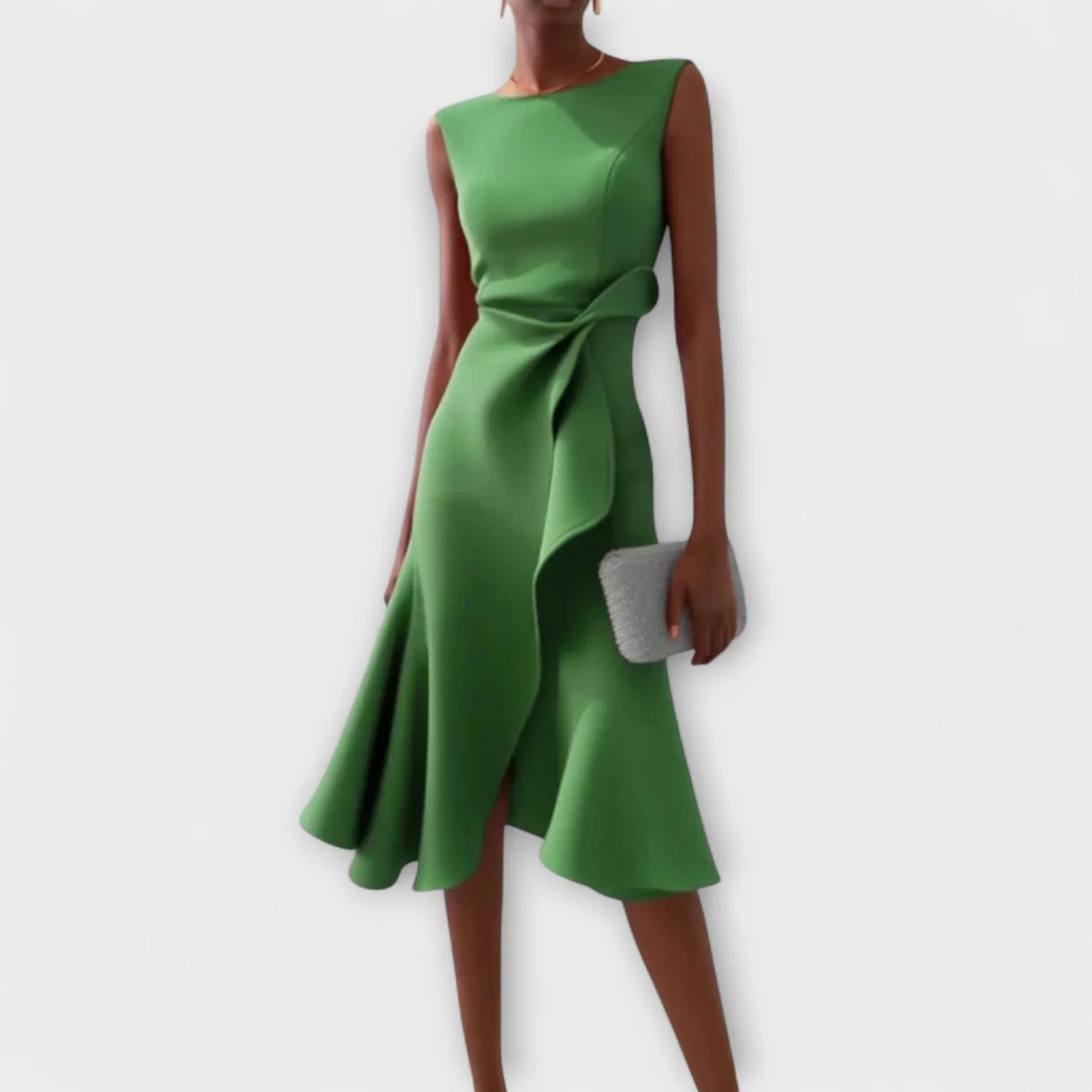 Elena Draped Midi Dress