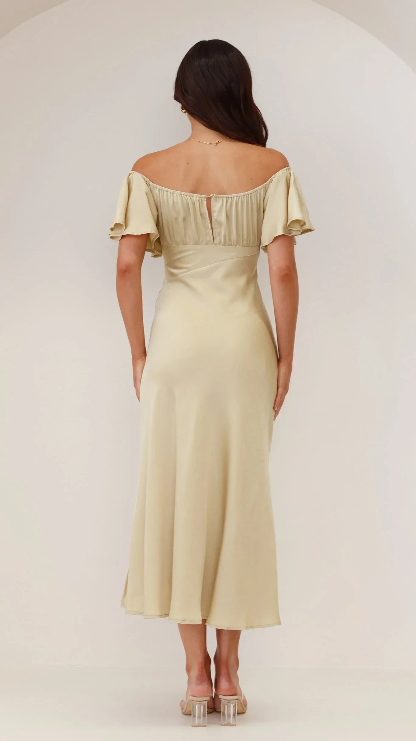 Emilia Ruffle Midi Dress