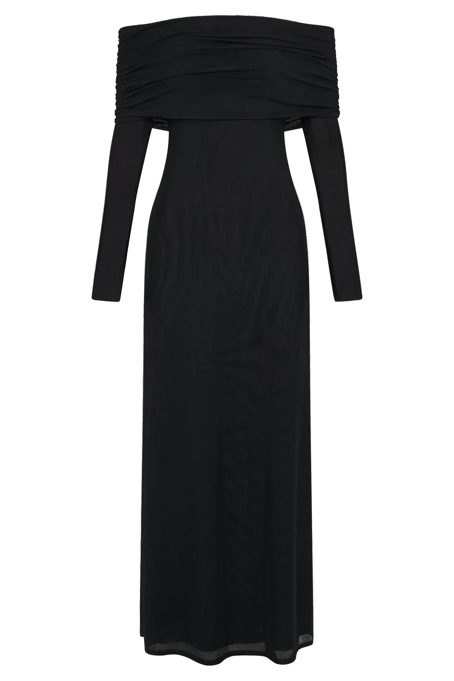 Josie Off Shoulder Mesh Maxi Dress