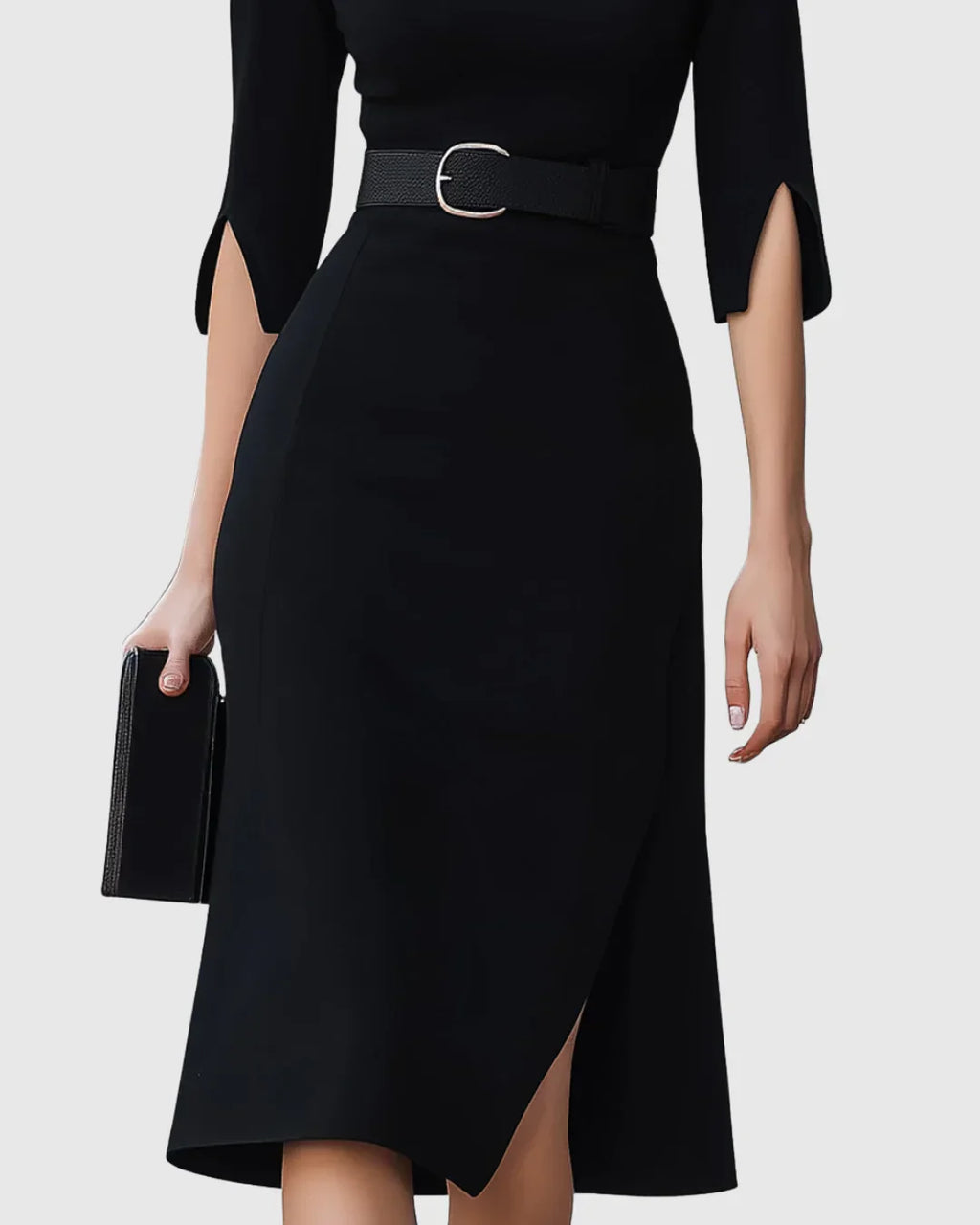Magnolia Wrap Midi Dress