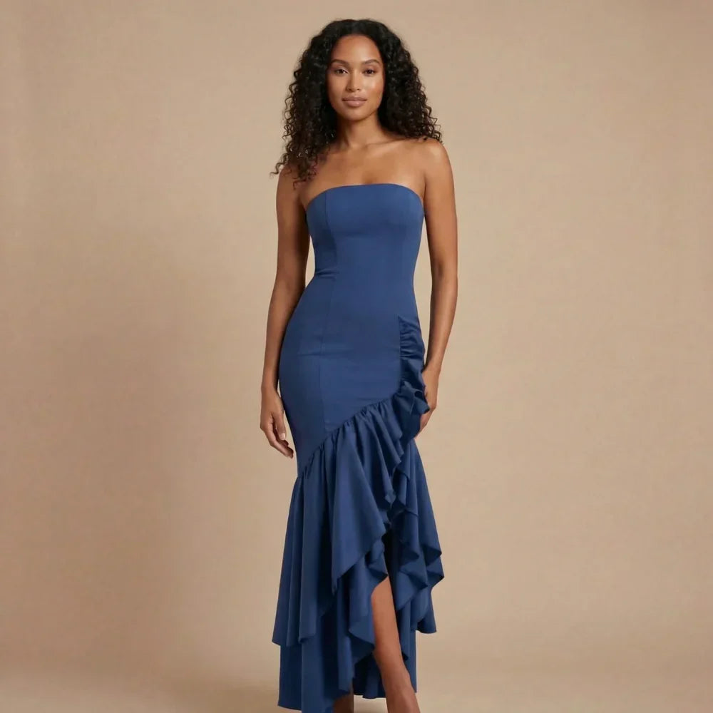 Alessia Ruffle Maxi Dress