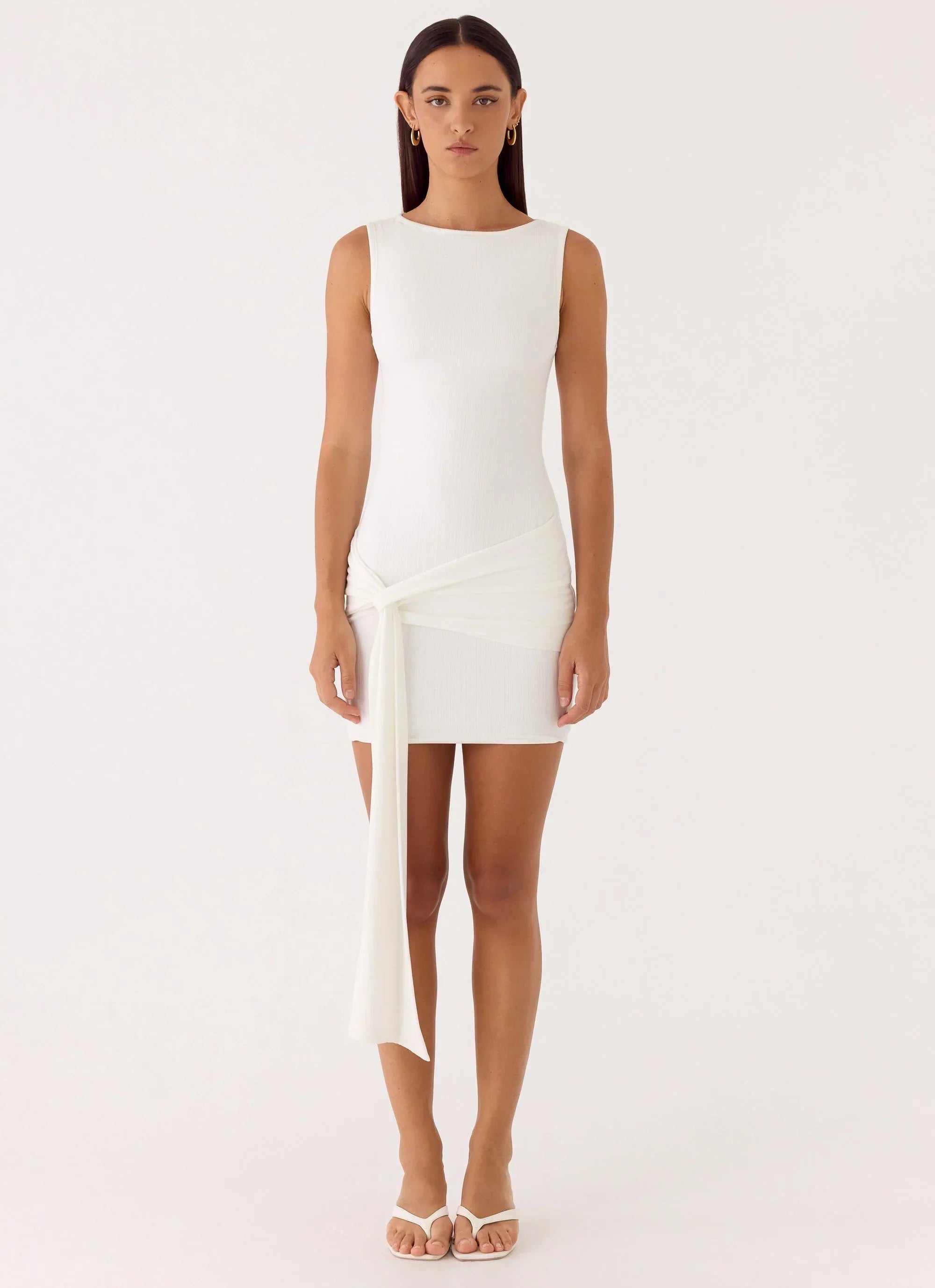 Everly Mini Dress White