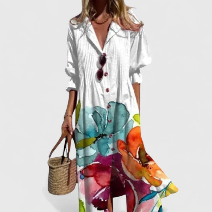 Ophelia Floral Maxi Dress