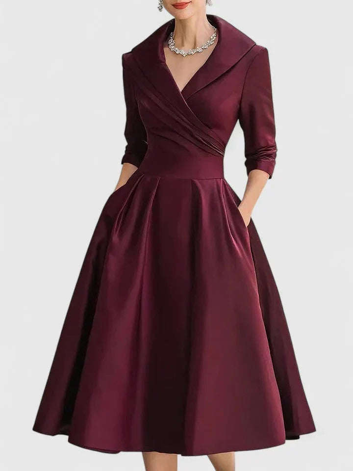 Helena Wrap Midi Dress