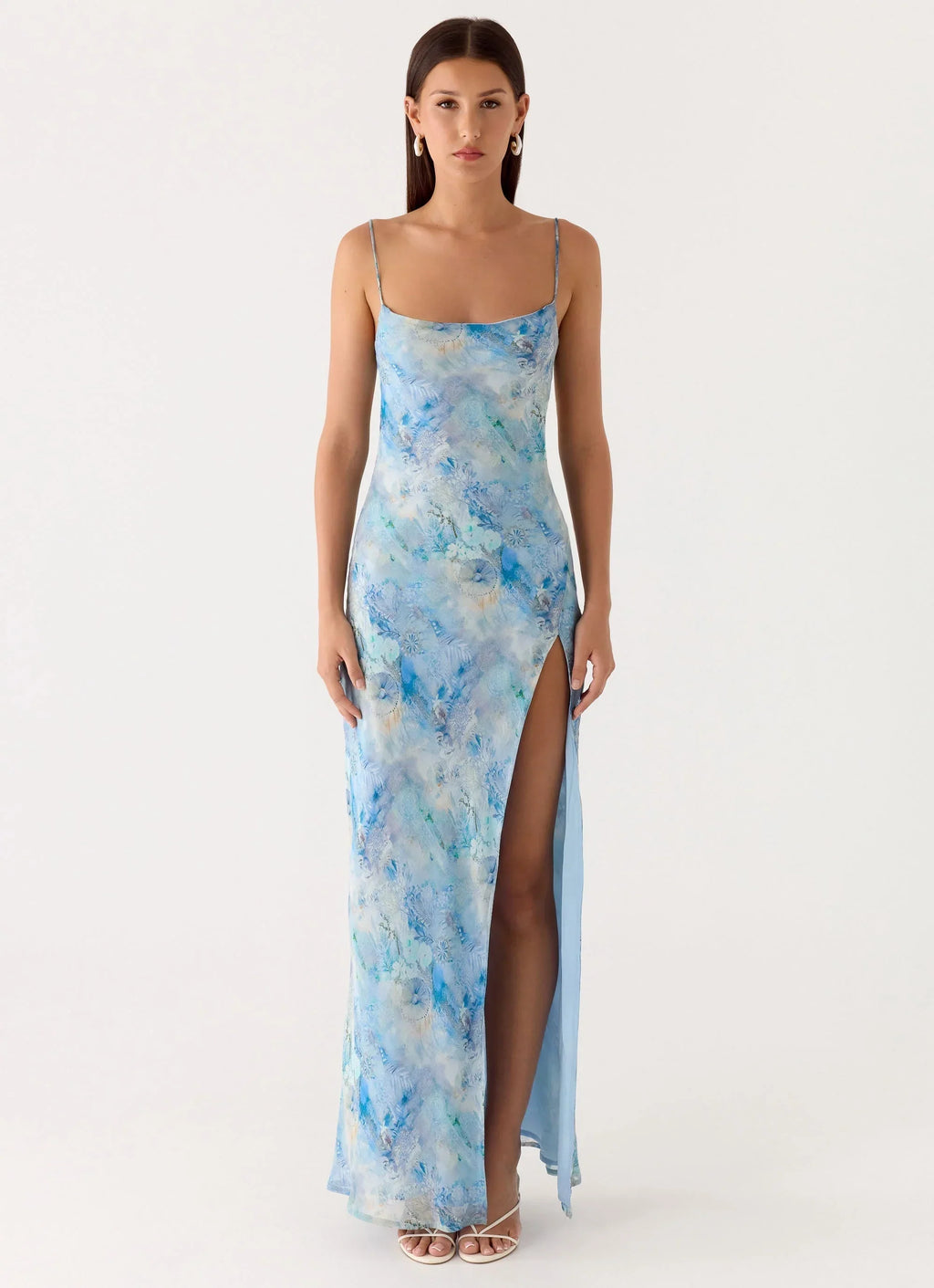 Alouette Maxi Dress Aqua Paisley