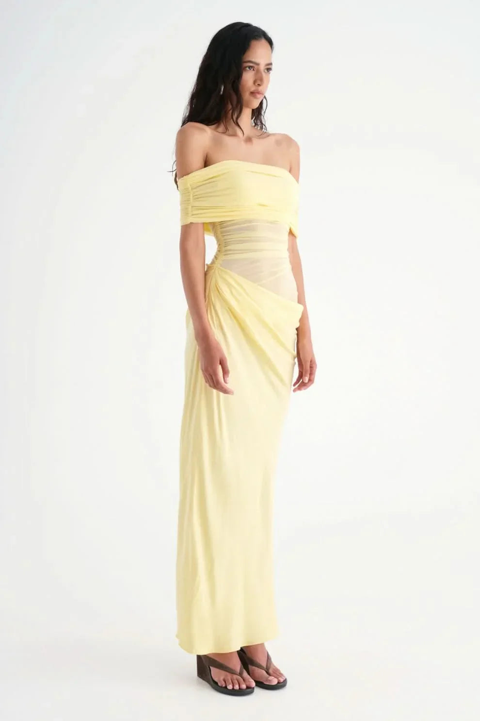 Sienna Ruched Maxi Dress