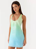 Mora Sequin Mini Dress - Sea Ombre