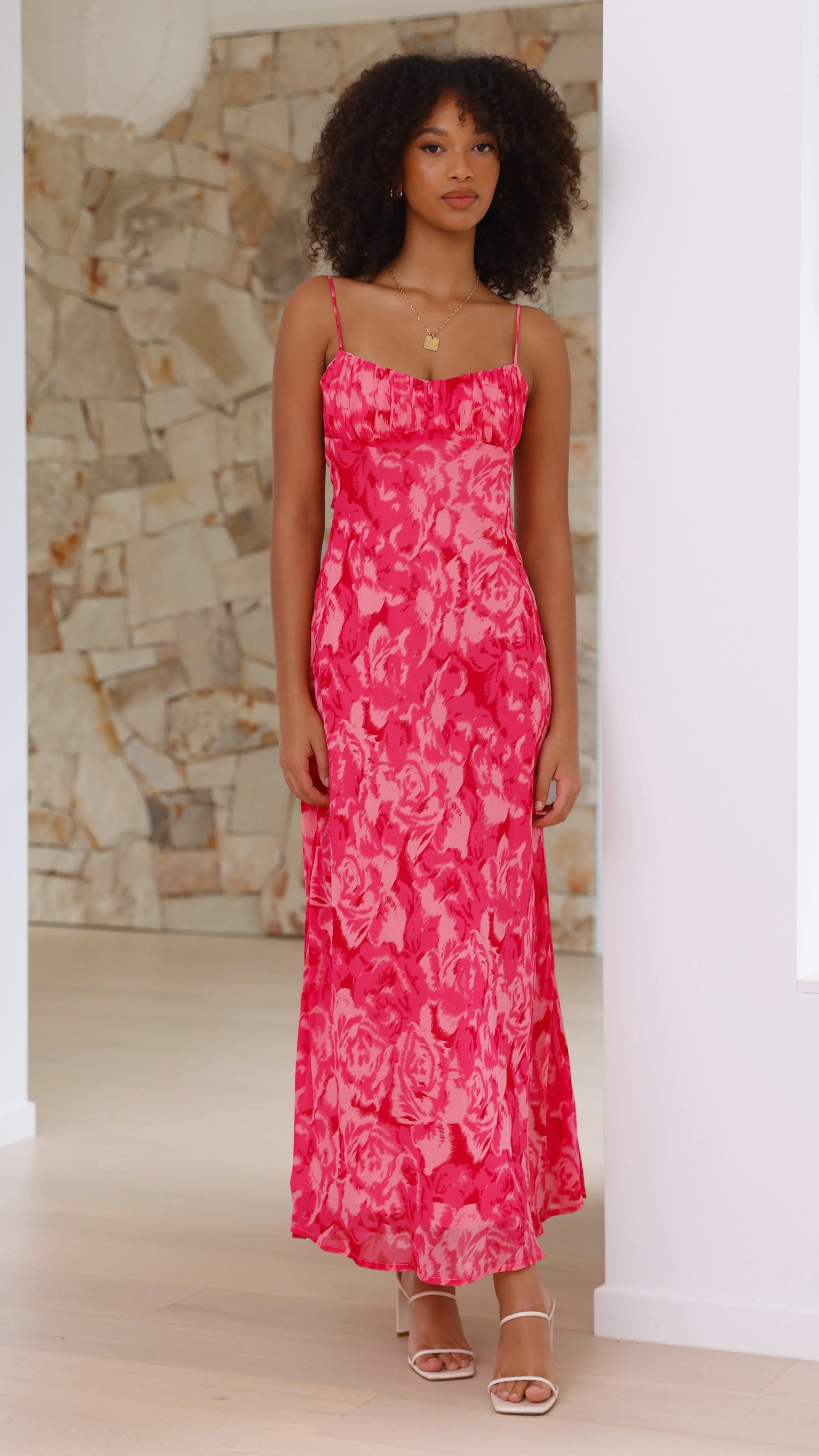 Valentina Floral Midi Dress