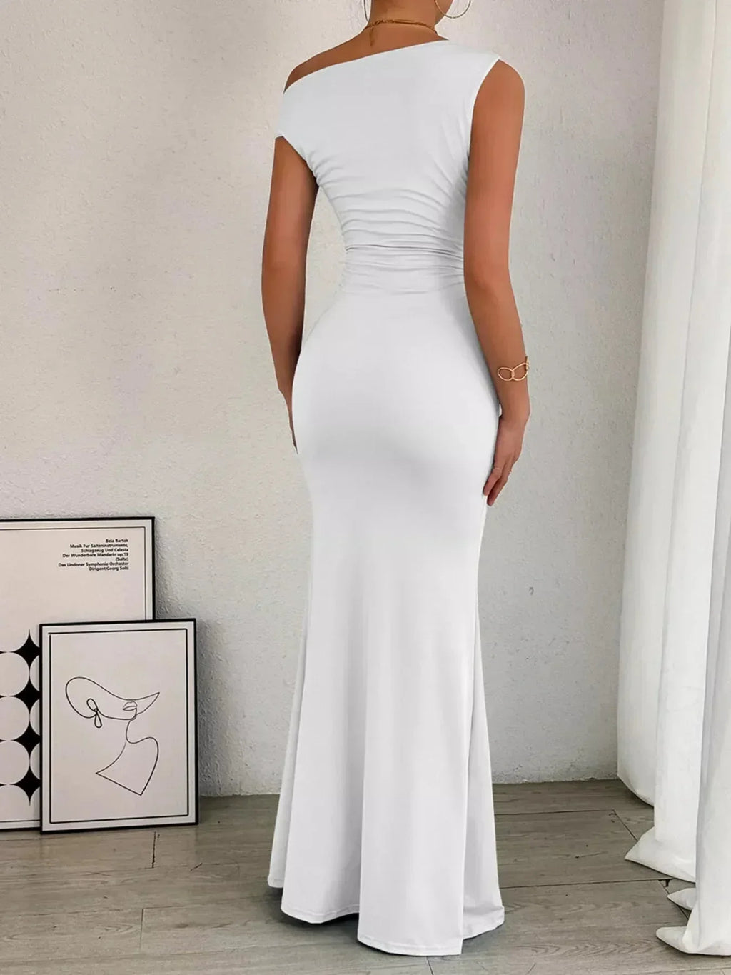 Sienna Ruched Maxi Dress