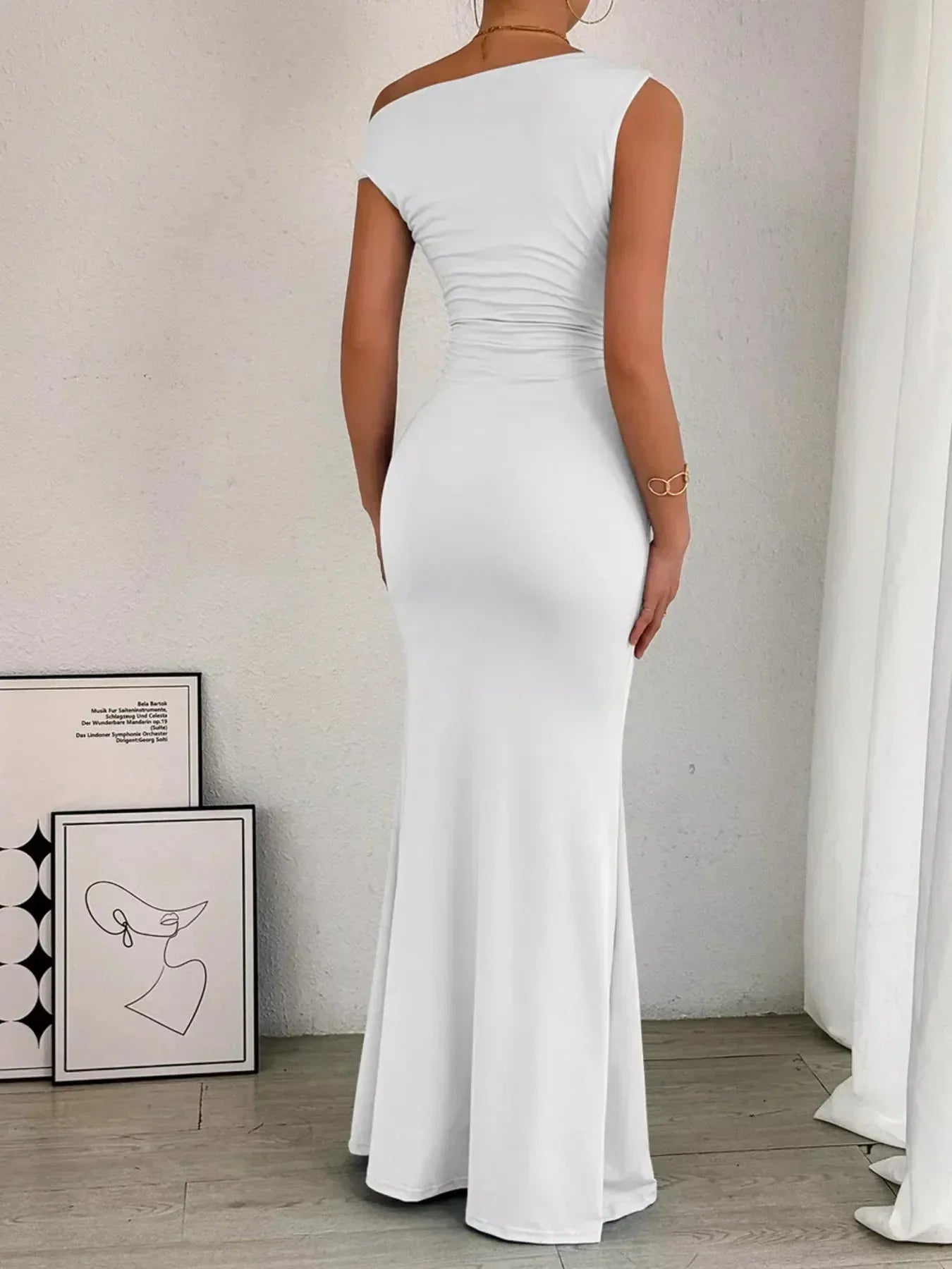 Sienna Ruched Maxi Dress