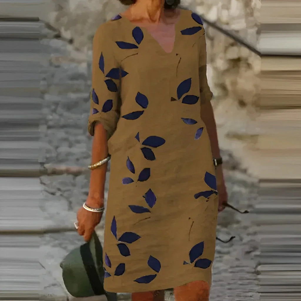 Sage Leaf Mini Dress