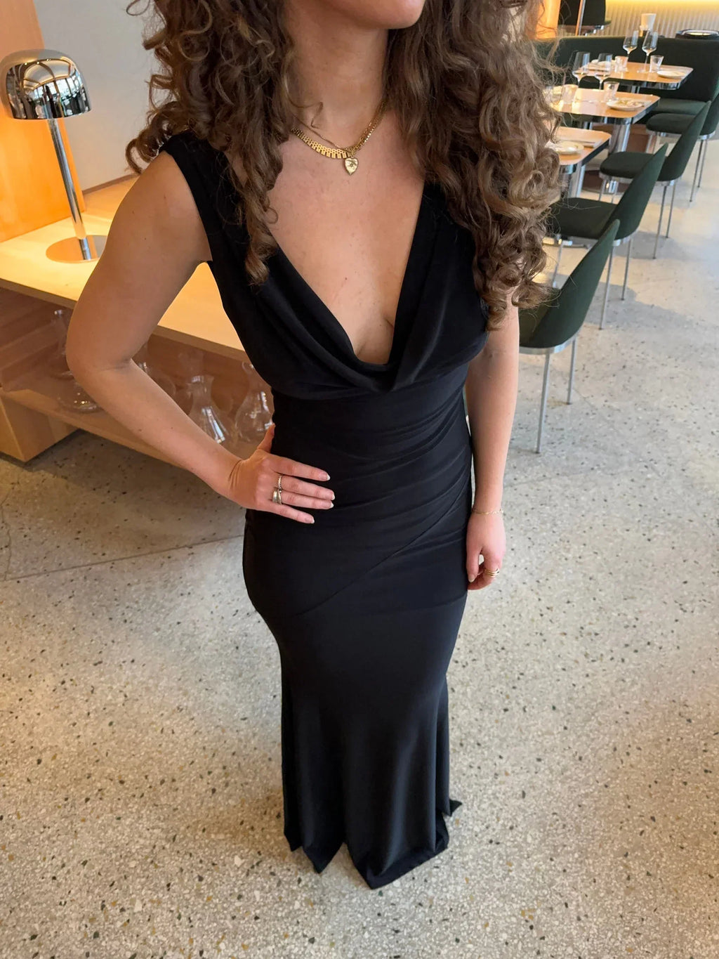 Aria Backless Maxi Dress
