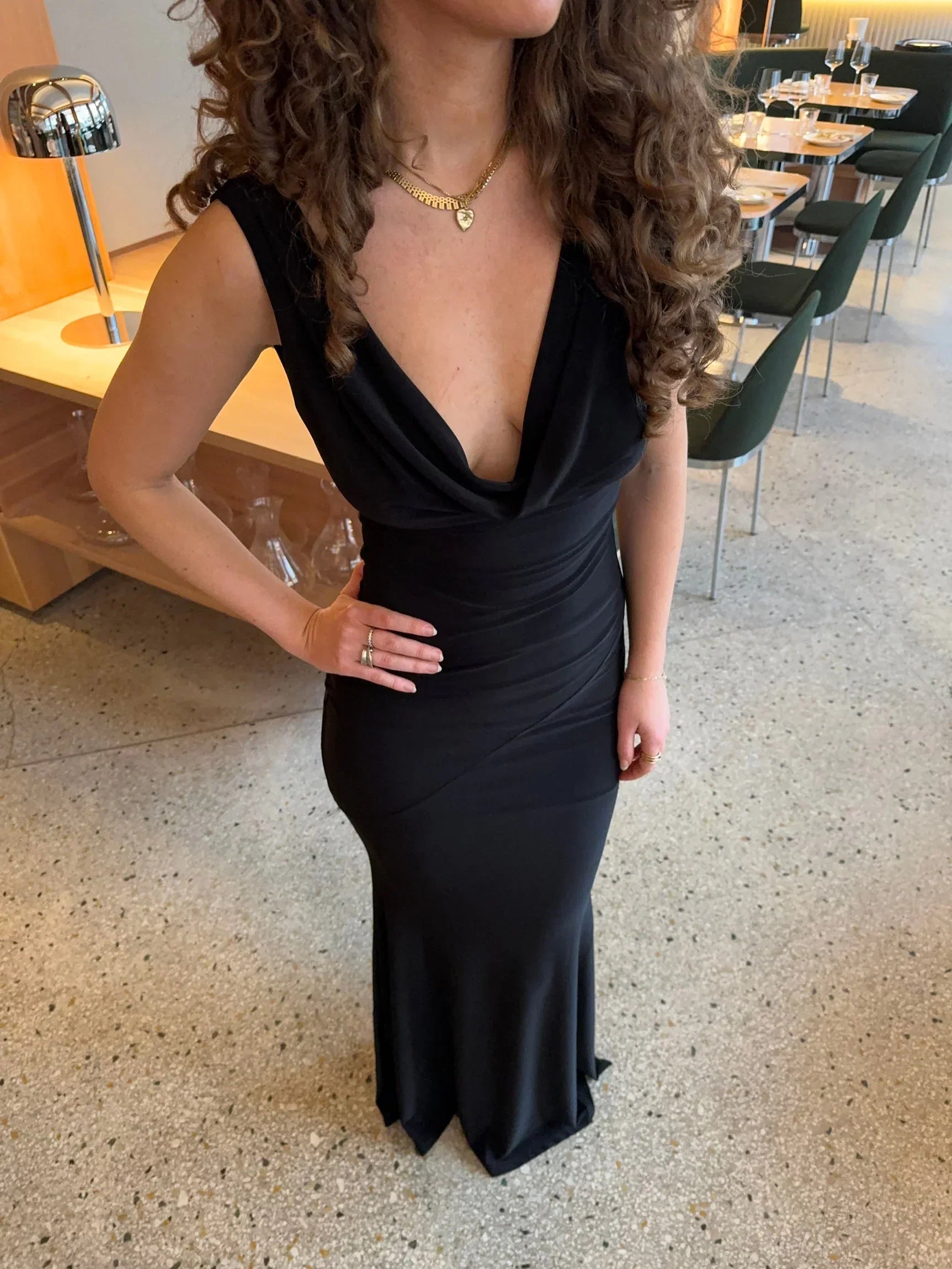 Aria Backless Maxi Dress