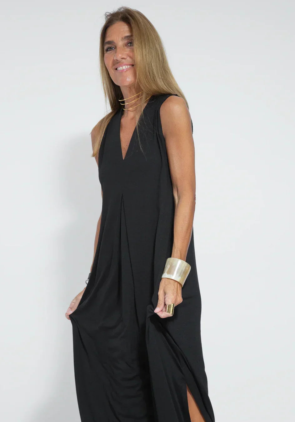 Isadora Draped Maxi Dress