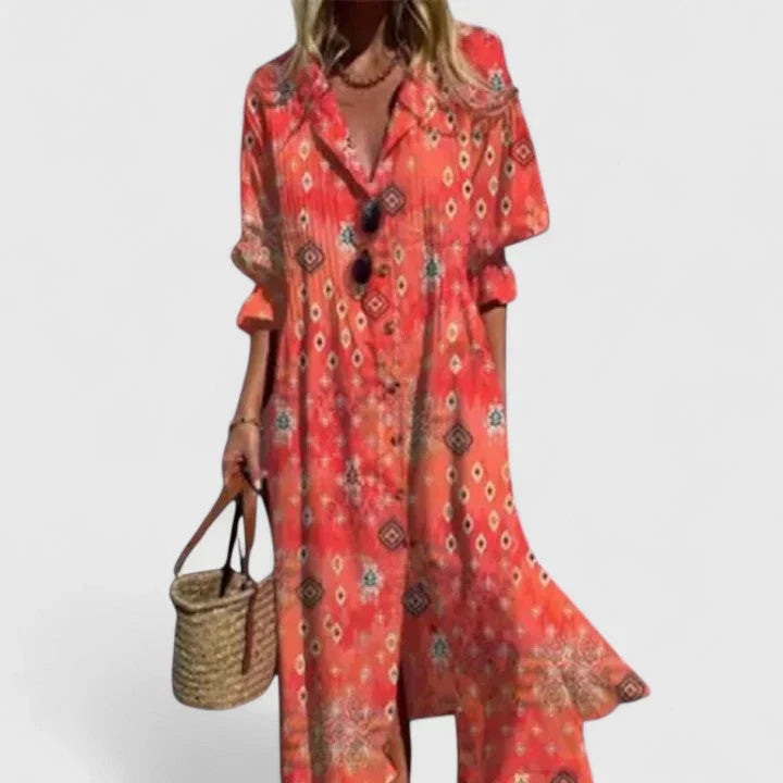 Ophelia Floral Maxi Dress