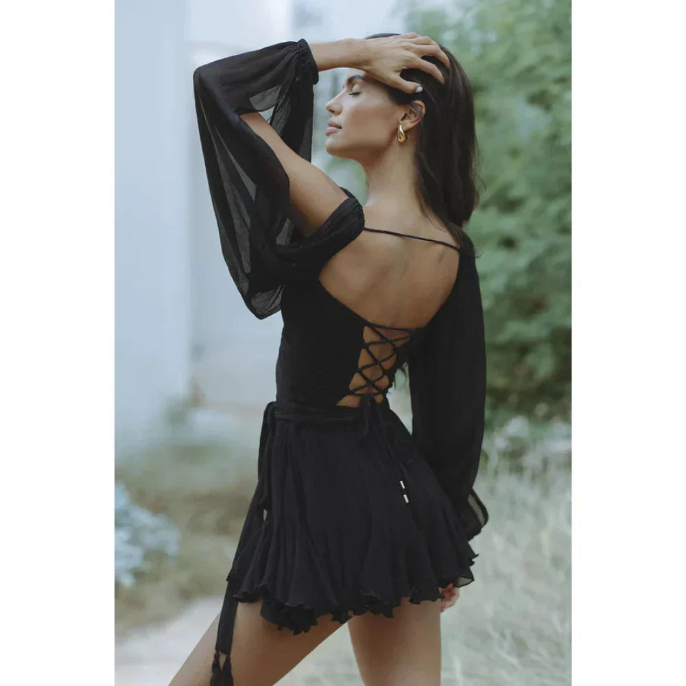 Isadora Wrap Mini Dress