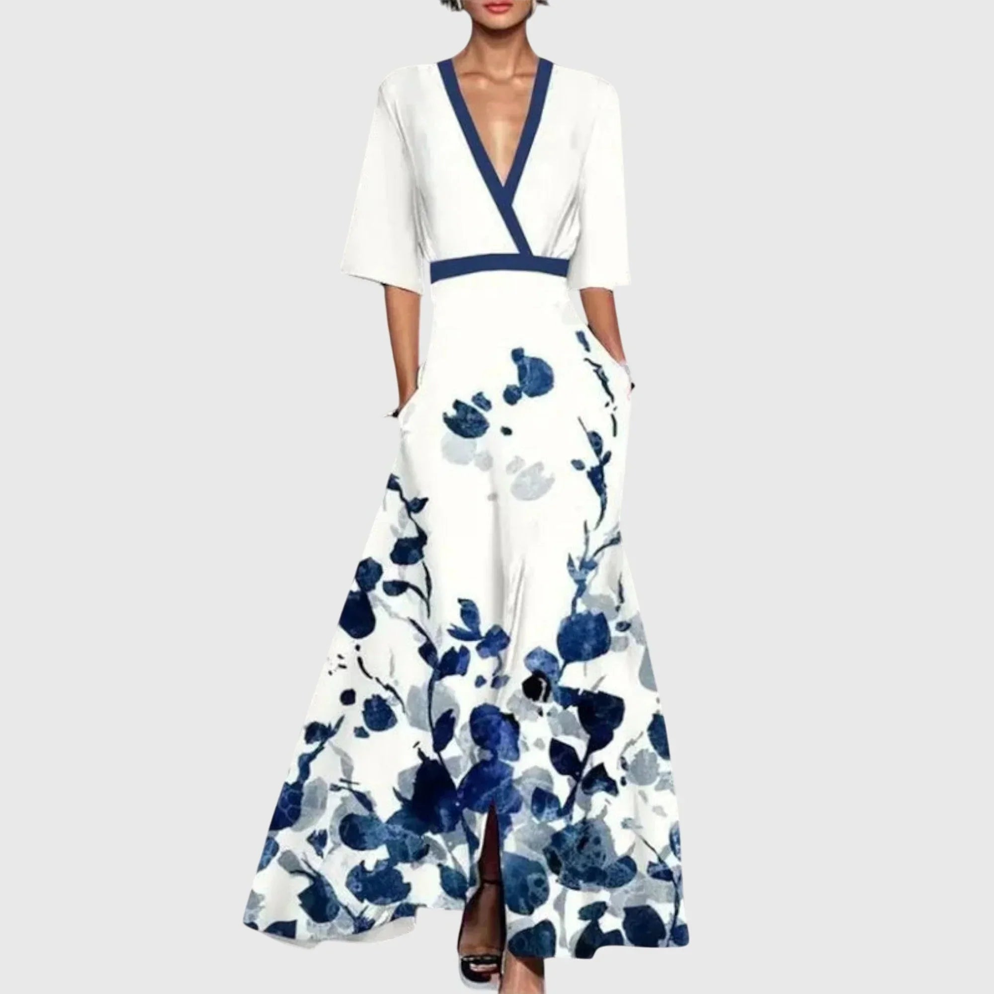 Rosemary Wrap Maxi Dress