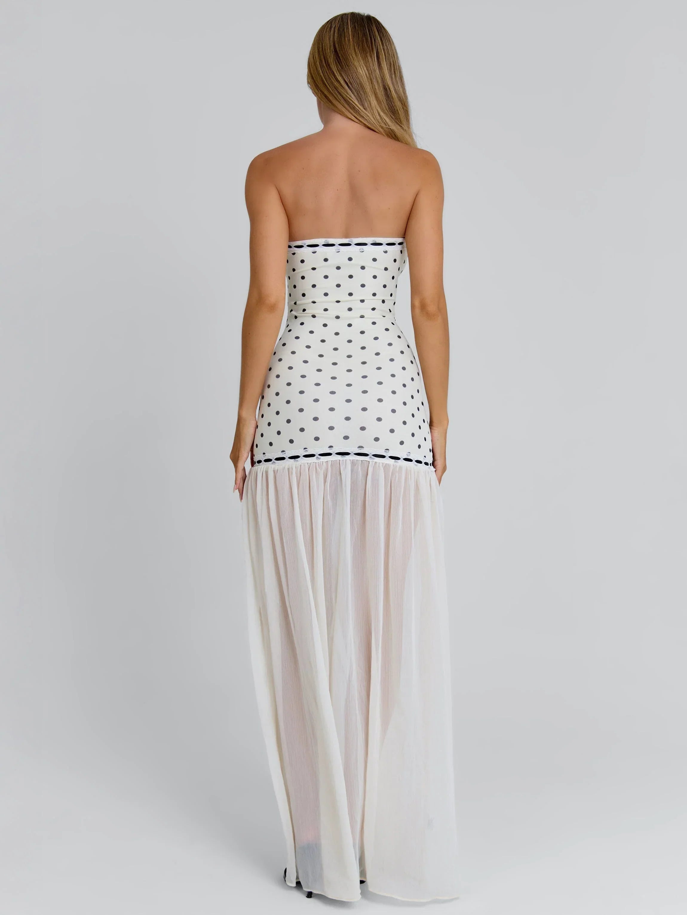 Giana Polka Maxi Dress