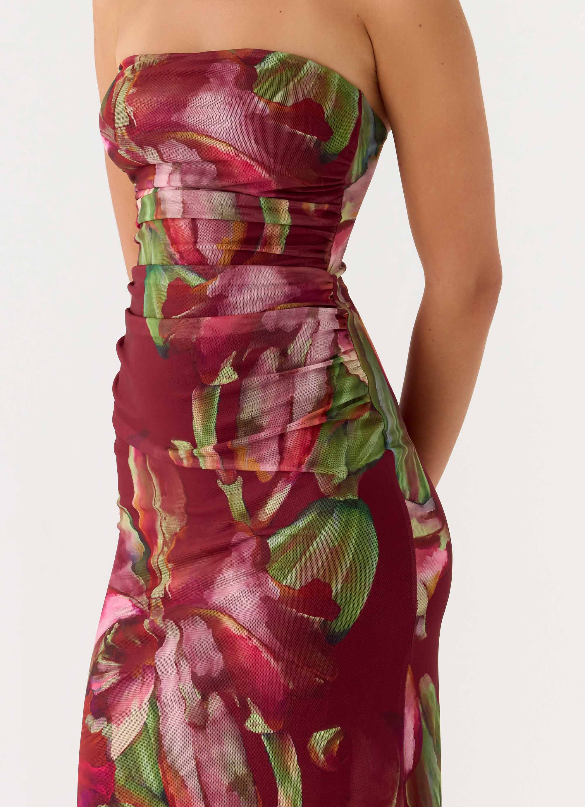 Iroha Strapless Maxi Dress Cuba