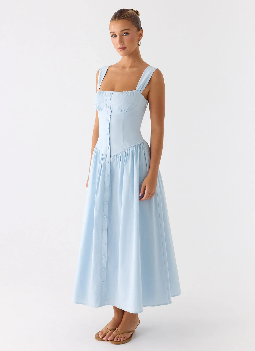 Emmalina Midi Dress Blue
