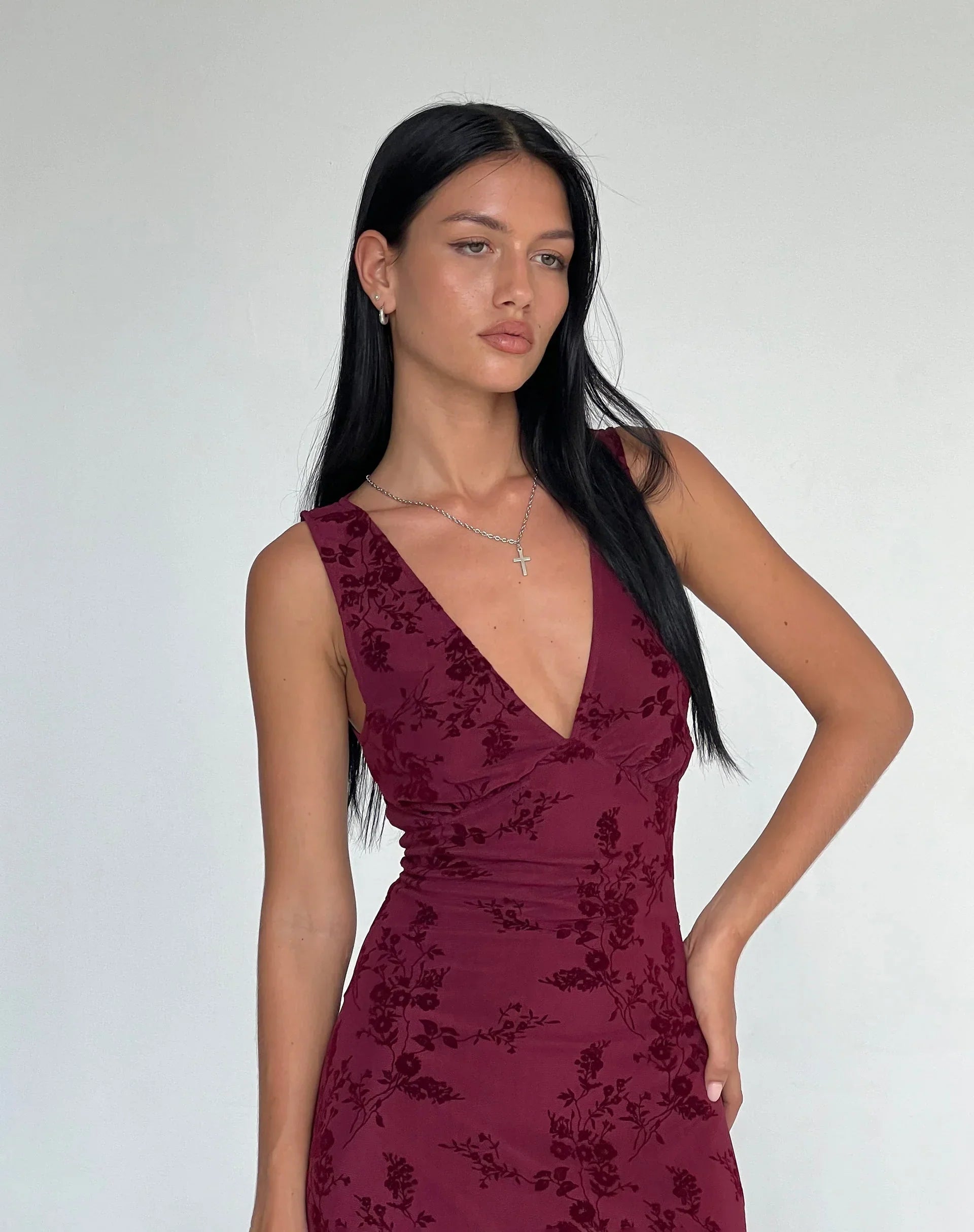 Alessia Velvet Midi Dress